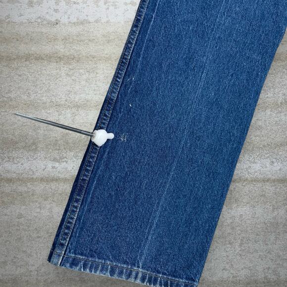 Vintage 80s Levis 517 Jeans 42x30 Bootcut Flared Fit Medium Wash Denim - Picture 5 of 6